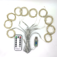 3M kurtyna LED Garland na oknie łańcuchy świetlne USB Fairy Festoon pilot nowy rok ozdoby choinkowe do pokoju domowego 3